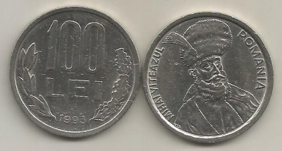 ROMANIA 100 LEI 1993 [1] XF , livrare in cartonas foto