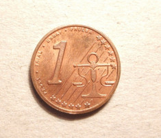 ANDORRA 1 CENT 2003 UNC / PROBA MONETARA foto