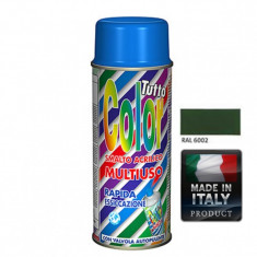 Vopsea Spray Multisuprafete Verde RAL 6002 Tuttocolor Macota 400ml foto