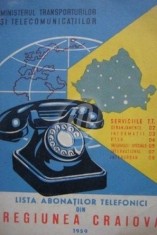 Lista abonatilor telefonici din regiunea Craiova foto