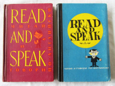 &amp;quot;READ AND SPEAK&amp;quot;, Vol. 3 si 5, 1969. Cu multiple ilustratii. Carti noi foto