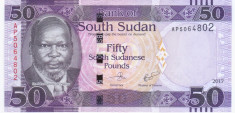 Sudan 50 pounds 2017 UNC foto