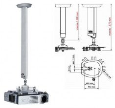 VIDEOPROIECTOR - SUPORT PLAFON UNIVERSAL foto