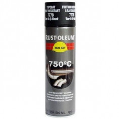 Vopsea Spray Temperaturi Inalte Black 750 C 500ml foto