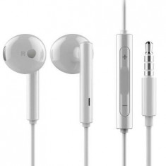 Casti Audio HUAWEI In-Ear, Cu Fir, Microfon, Jack 3.5mm, AM115, Albe foto