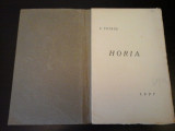 Horia - Poezii de A. Cotrus, Tipografia Olimpul, Bucuresti, 1937, 32 pag