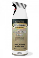 Vopsea Spray Universal Satin Alb 400ml foto