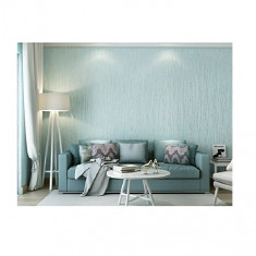 Tapet light blue design interior, 10 m X 0.53 m, 1 rola