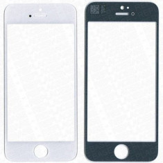 Ecran iPhone 4 nou / sticla originala / alb sau negru / promotie 5 bucati