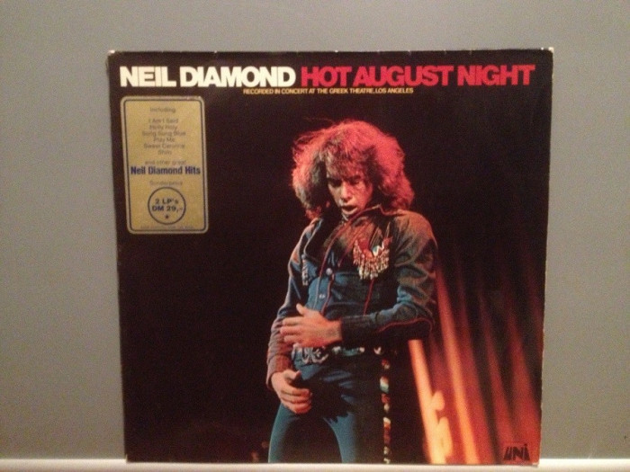 NEIL DIAMOND - HOT AUGUST NIGHT - 2LP SET (1971/MCA/RFG) - VINIL/IMPECABIL(NM)