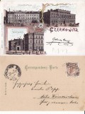 Cernauti , Bucovina - litografie -editura Leon Konig