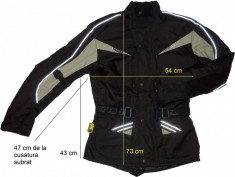 Geaca moto ROLEFF protectii, mesada detasabila (M/L) cod-450638 foto