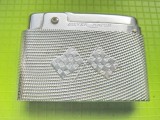Compound Silver Match Bricheta veche alama cromata benzina.