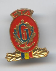 CTA - GENIU - Insigna email 1970 Superba foto