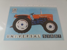 Brosura tractor UTB UNIVERSAL 530 DT, an 1979 foto