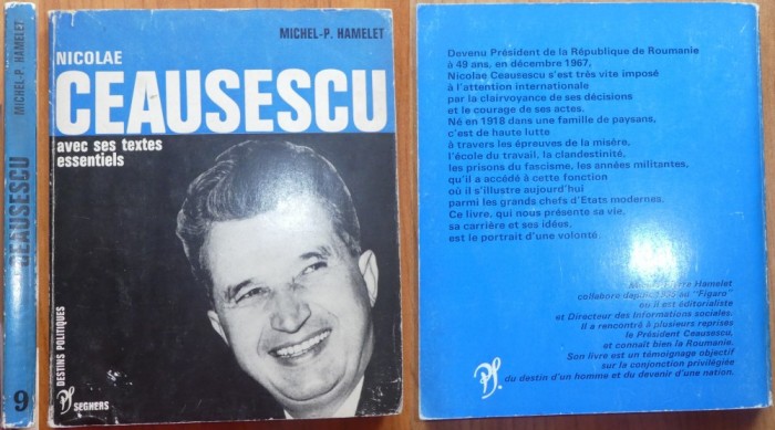 Michel Hamelet, Nicolae Ceausescu cu textele sale esentiale, Paris, 1971