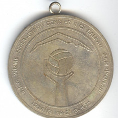 Concurs Internat de HANDBAL - BALCANIADA 1972 - a participat si Romania, medalie