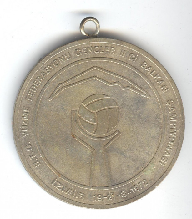 Concurs Internat de HANDBAL - BALCANIADA 1972 - a participat si Romania, medalie