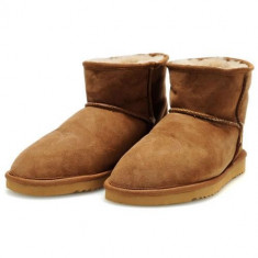 Cizme Piele Tip UGG Clasic Mini Camel Marimi 35 40 foto