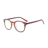 Ochelari lentila transparenta protectie gen unisex maro rosiatic