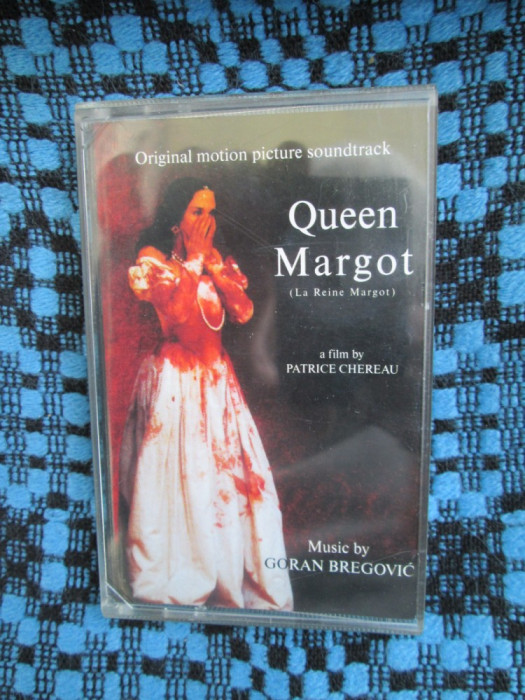 GORAN BREGOVIC - QUEEN MARGOT (1 CASETA AUDIO ORIGINALA, ARE CARTICICA! CA NOUA!