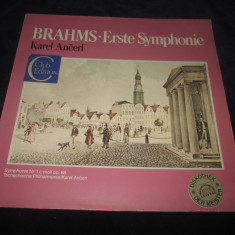 Brahms.Karel Ancerl - Symphonie Nr.1 c-mollop.68_vinyl,LP_Supraphon(Germania)