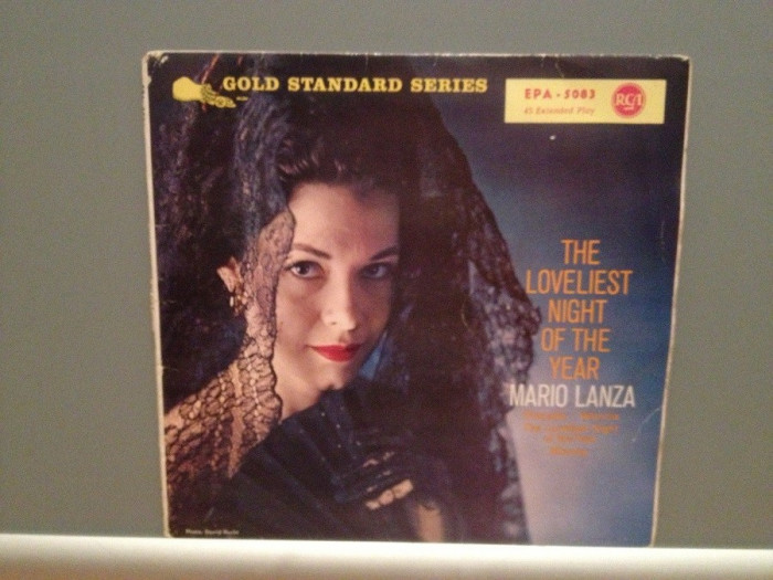 MARIO LANZA - THE LOVELIEST NIGHT OF....(1960/RCA/RFG) - Vinil mini LP/Impecabil