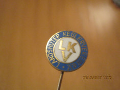 insigna tip Pin- Germania-,Landshuter Kegler Verein eV foto