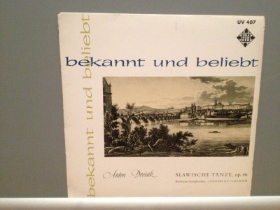 DVORAK - SLAVONIC DANCES (1960/TELEFUNKEN/RFG) - Vinil mini LP/RAR/Impecabil foto