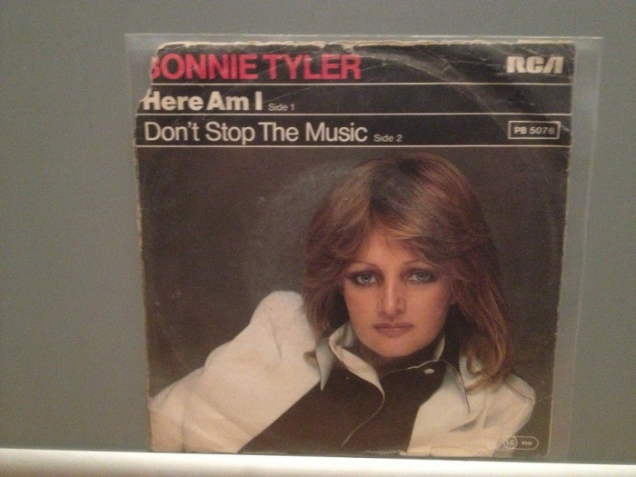 BONNIE TYLER - HERE AM I/DON&#039;T STOP THE MUSIC (1978/RCA/RFG) - Vinil Single &#039;7