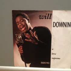 WILL DOWNING - A LOVE SUPREME ...(1988/ISLAND/RFG) - Vinil Single '7/Impecabil
