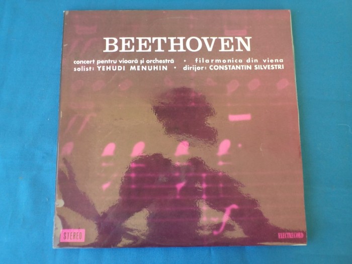 VINIL BEETHOVEN-SOLIST VIOARĂ EHUDI MENUHIN
