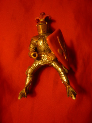 Cavaler Medieval francez , marca Schleich Germania , h= 11 cm foto
