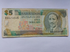 Barbados 5 dollars 2000 foto