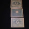 NUMISMATICA-3X100 LEI/1945-MINISTERULFINANTELOR-BANCNOTE-