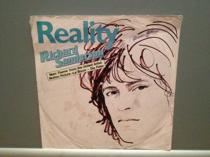 RICHARD SANDERSON/PAUL HUDSON-REALITY....(1983/CARRERE/RFG) - Vinil Single pe &#039;7