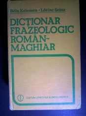 B. Kelemen, L. Szasz ? Dictionar frazeologic roman-maghiar foto