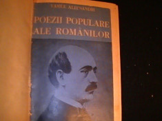 POEZII POPULARE ALE ROMANILOR-VASILE ALEXANDRI-OVIDIU-FINTINA BLANDUZIEI- foto