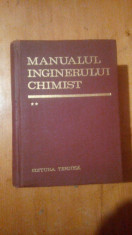 Manualul inginerului chimist-vol 2-D.Sandulache... foto