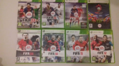 LOT 8 Jocuri FIFA 10 11 12 13 14 15 EURO 2008 - XBOX 360 [Second hand] foto