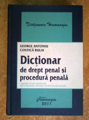 G. Antoniu, C. Bulai - Dictionar de drept penal si procedura penala foto