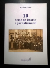 Marian Petcu - 10 teme de istorie a jurnalismului foto