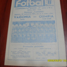 program Vagonul Arad - Olimpia SM