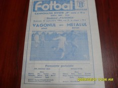 program Vagonul Arad - Metalul Bocsa