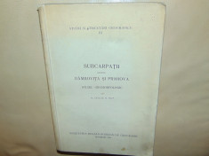 SUBCARPATII DINTRE DAMBOVITA SI PRAHOVA -STUDIU GEOMORFOLOGIC-DR.NICOLAE M.POPP foto