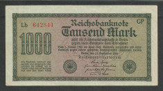 GERMANIA 1000 1.000 MARK MARCI 1922 [1] P-76g/2 , Filigran: Wellen , XF+ foto