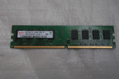 Kit Memorii 4gb ddr2 800mhz Hynix (2x2gb) dual channel foto