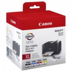 Cartus OEM Canon PGI-1500XL Multipack pachet cartuse BK+C+M+Y foto