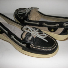 LICHIDARE STOC!Mocasini dama SPERRY originali noi piele brant anatomic comozi 36