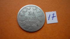 50 BANI 1900 ARGINT foto